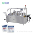 Machine de scellage pliante automatique de lingettes humides